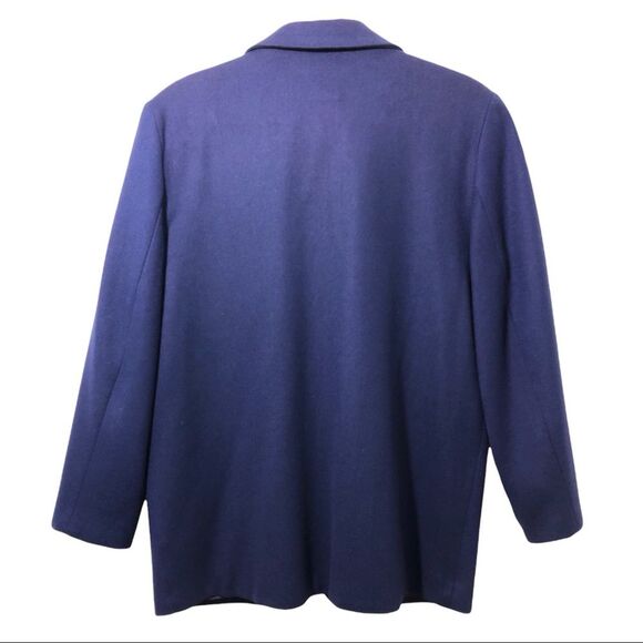 SAVANNAH 100% Wool Blazer Jacket Academia Lined One-Button Sz 12 Petite - Picture 6 of 10